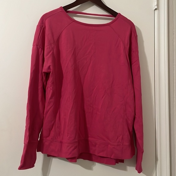 Sweaty Betty women’s pink oversized After Class terry sweatshirt size small - Picture 5 of 12